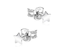 Star Shaped Silver Ear Stud STS-5303